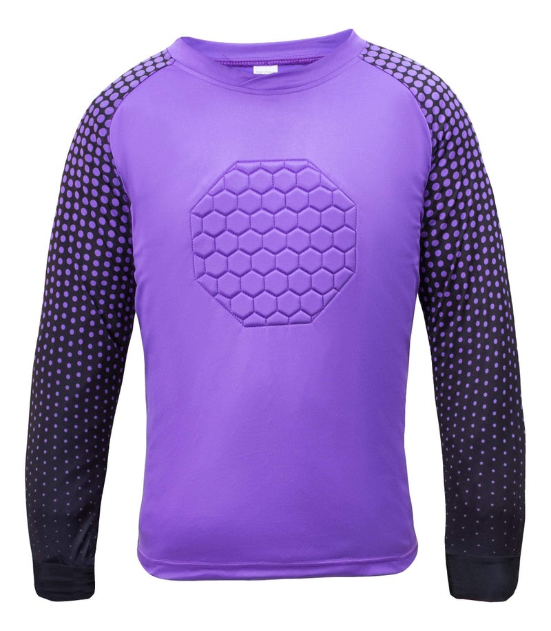 Total Soccer Factory Soccer Goalie Jersey (Purple, AM (Chest 42-44")) - Image 2